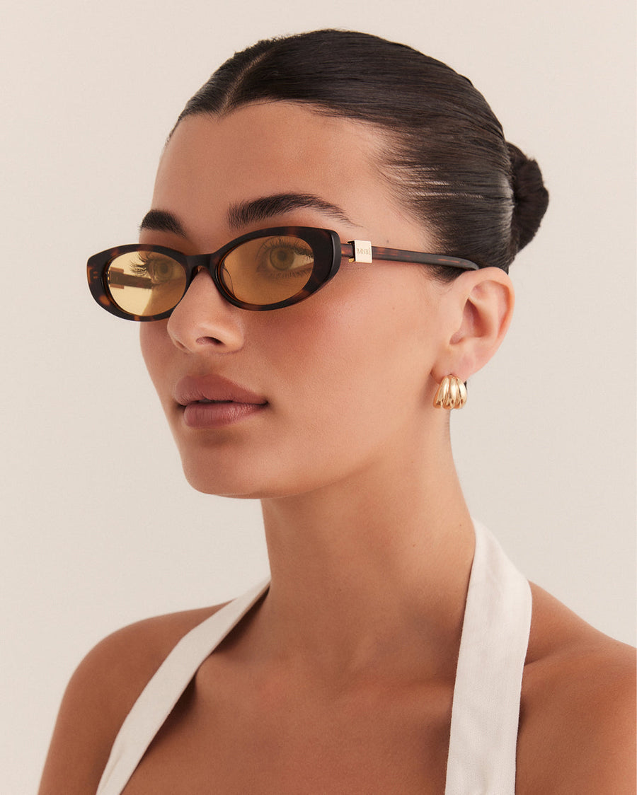 Olivia - Havana Tort-Yellow