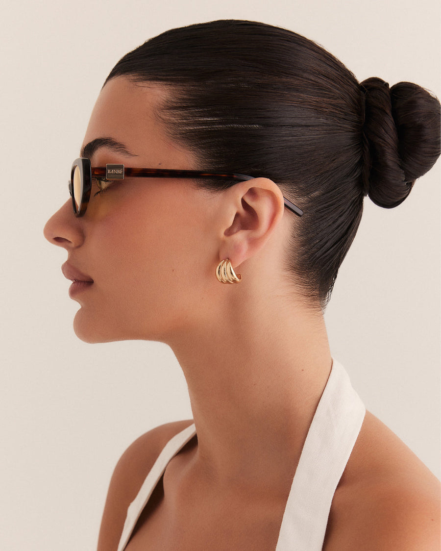 Olivia - Havana Tort-Yellow